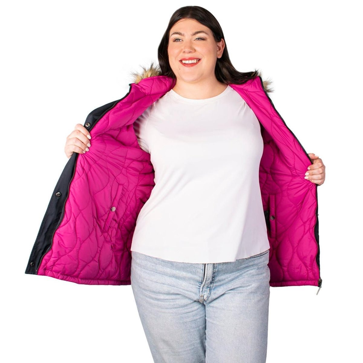Chamarra Reversible Mujer Plus Size - Greenlander