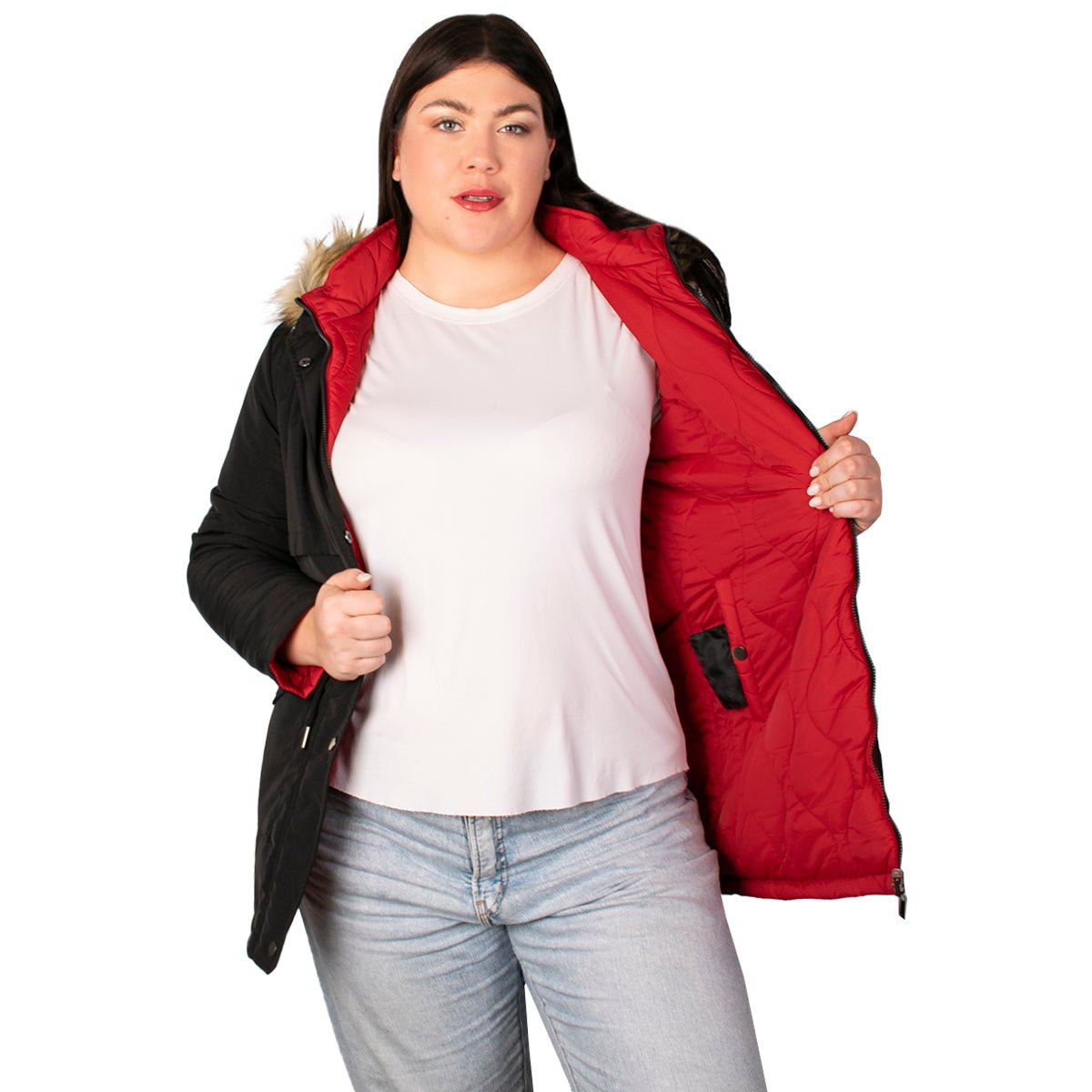 Chamarra Reversible Mujer Plus Size - The Original Greenlander
