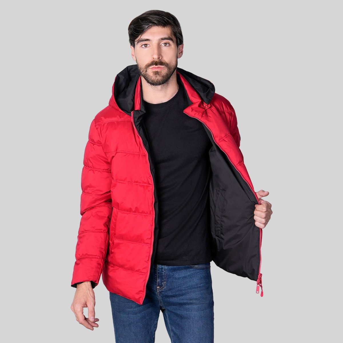 Chamarra reversible para hombre con capucha Greenlander - Greenlander