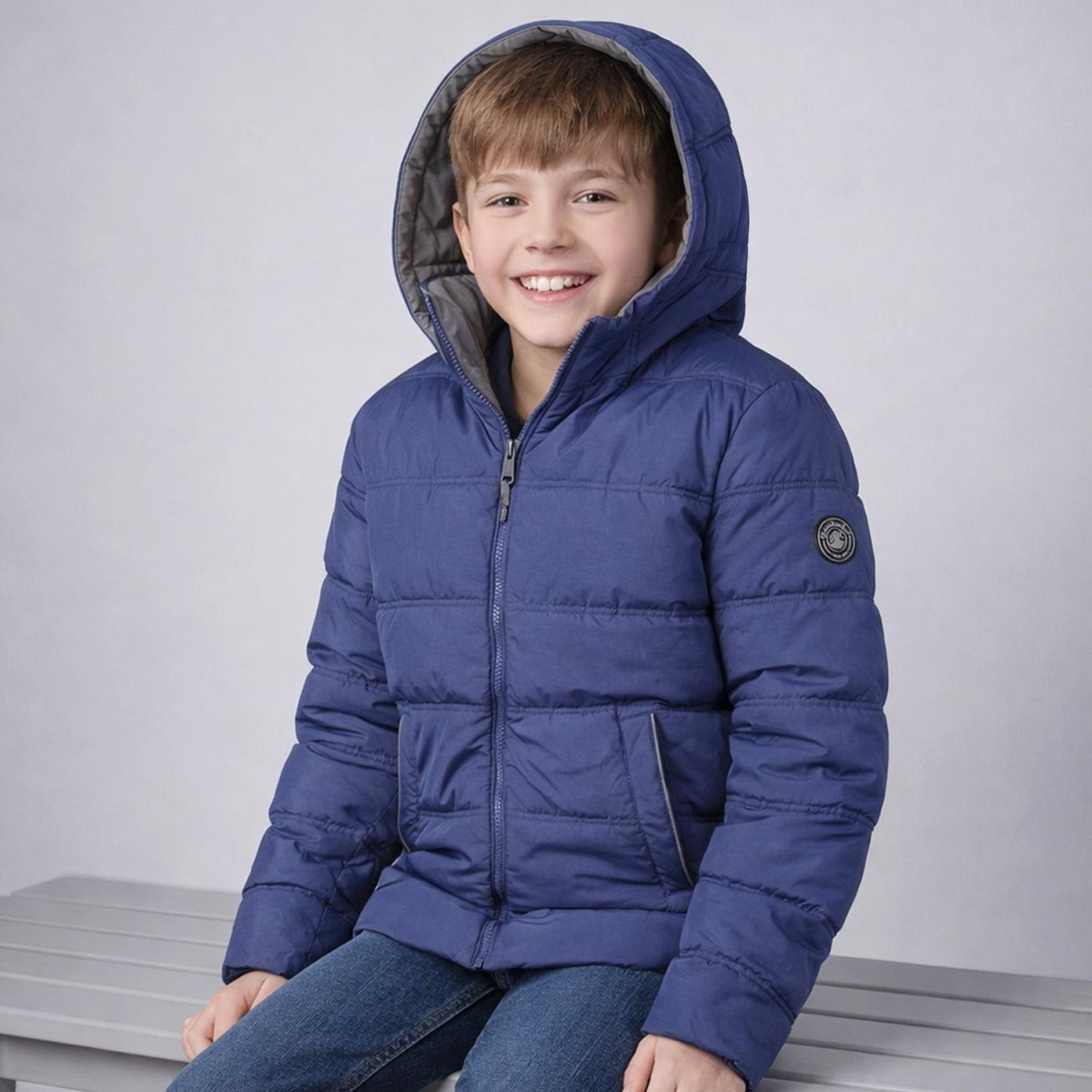 Chamarra reversible para niño con capucha Greenlander - Greenlander