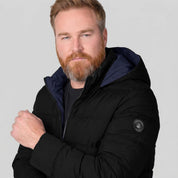 Chamarra reversible plus size para hombre con capucha Greenlander - Greenlander