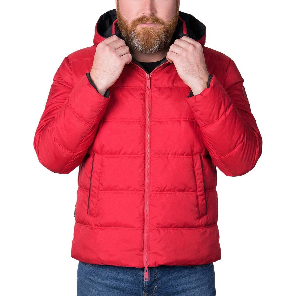 Chamarra reversible plus size para hombre con capucha Greenlander - Greenlander