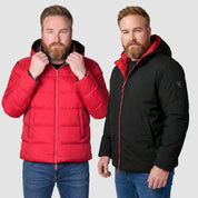 Chamarra reversible plus size para hombre con capucha Greenlander - Greenlander