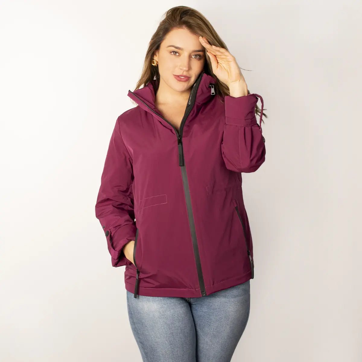 Chamarra Rompevientos Ajustable con Capucha Mujer Slim Fit| Greenlander - Greenlander