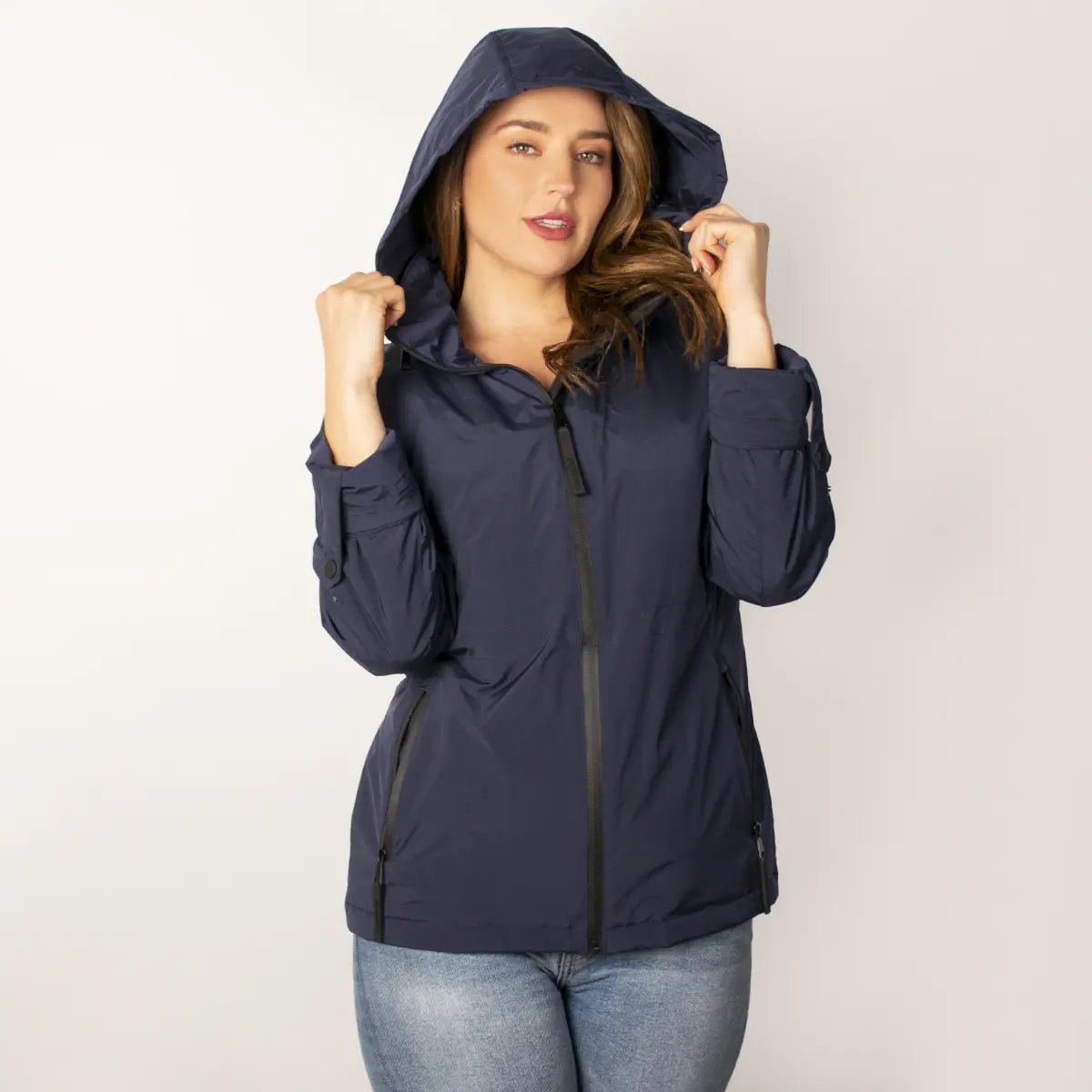 Chamarra Rompevientos Ajustable con Capucha Mujer Slim Fit| Greenlander - Greenlander