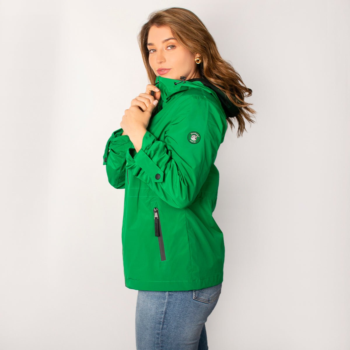 Chamarra Rompevientos Ligero con Capucha Para Mujer Greenlander - The Original Greenlander