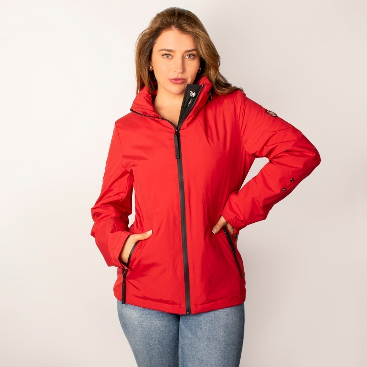 Chamarra Rompevientos Ligero con Capucha Para Mujer Greenlander - The Original Greenlander