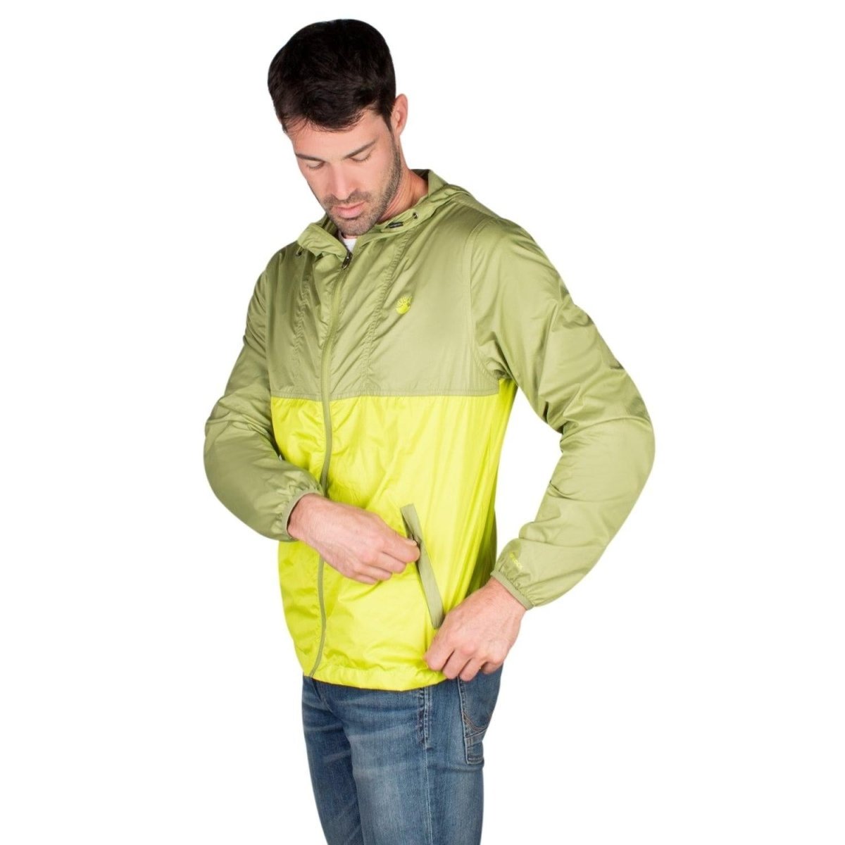 Chamarra Rompevientos Ligero Con Gorro Hombre - Greenlander