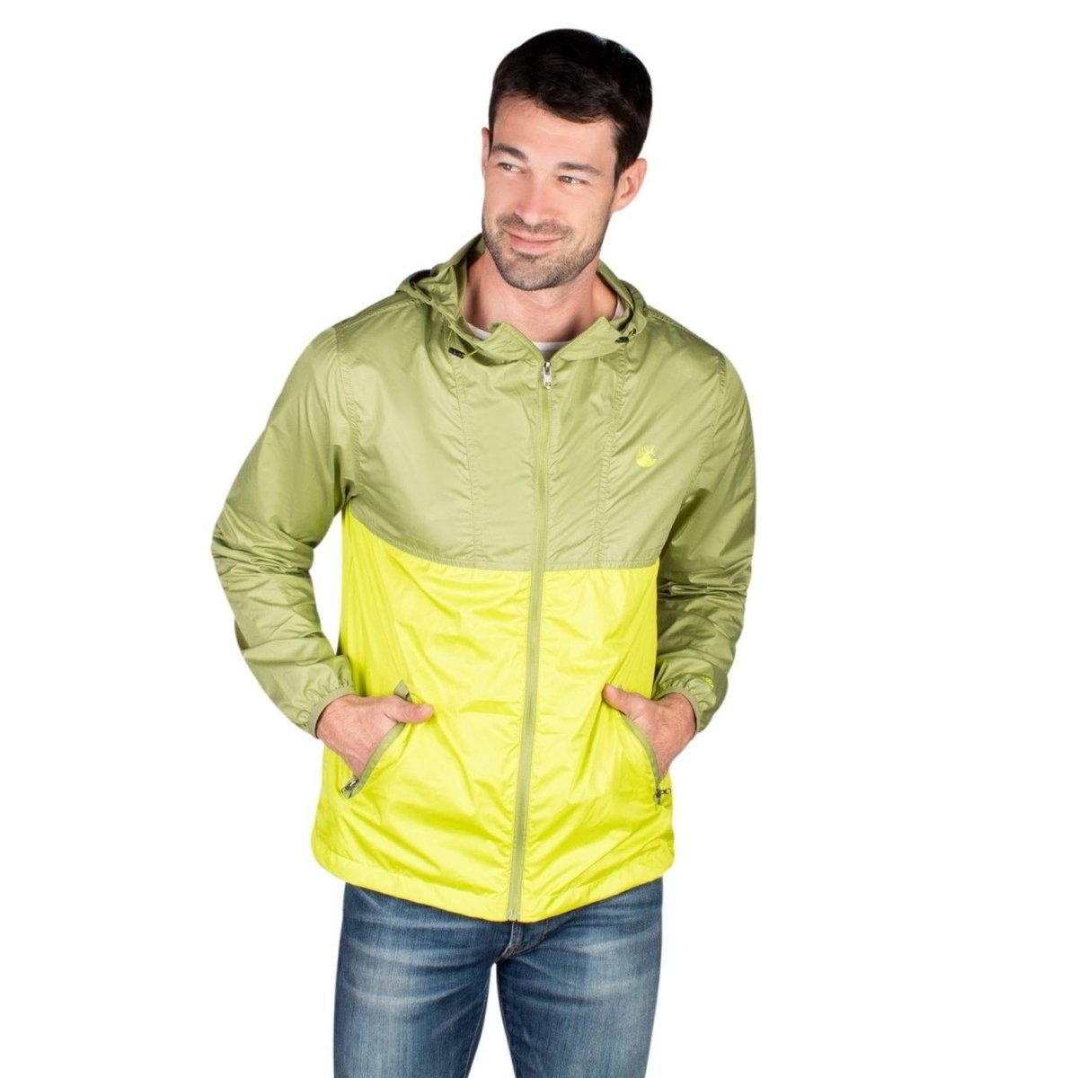 Chamarra Rompevientos Ligero Con Gorro Hombre - Greenlander