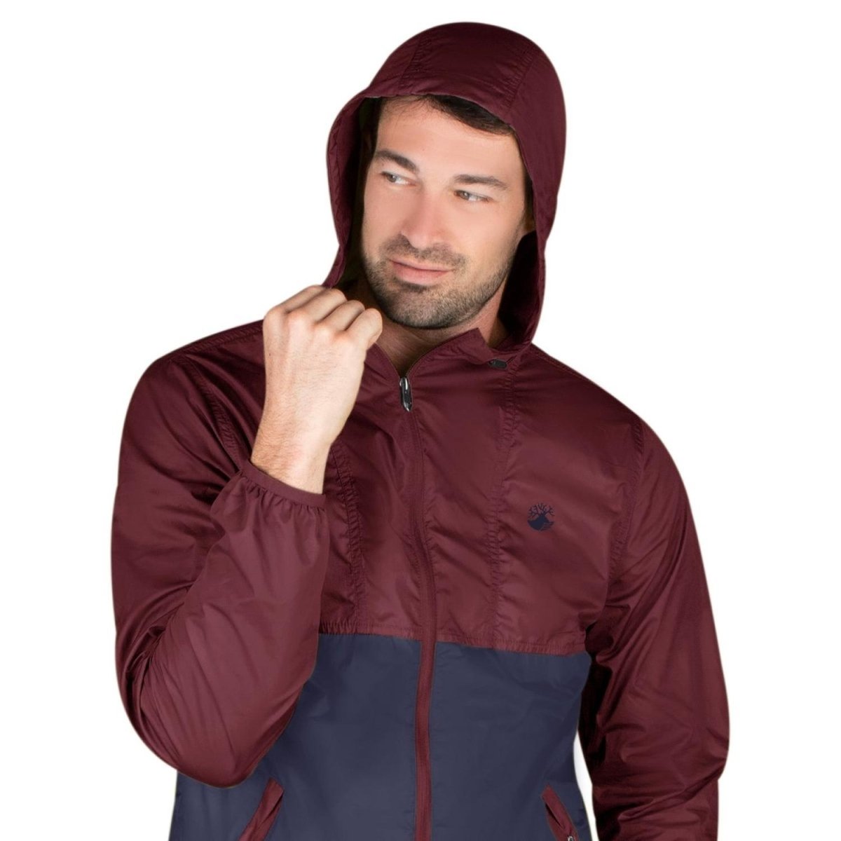 Chamarra Rompevientos Ligero Con Gorro Hombre - Greenlander