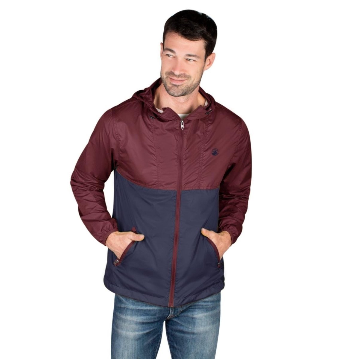 Chamarra Rompevientos Ligero Con Gorro Hombre - Greenlander