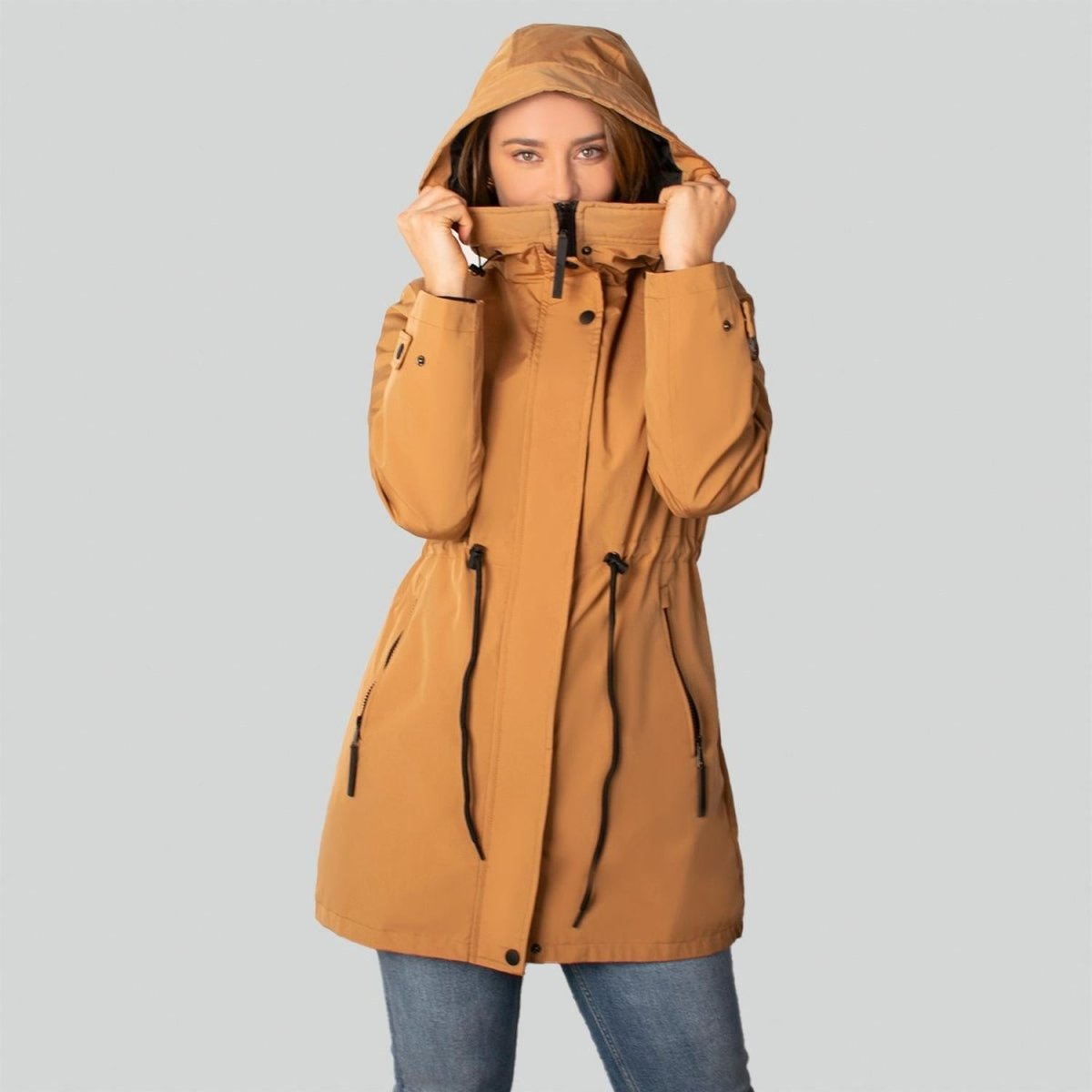 Chamarra Rompevientos Mujer con Gorro fijo Greenlander - Greenlander