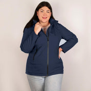Chamarra Rompevientos Mujer Forro Polar con Gorro Desmontable Greenlander - Greenlander