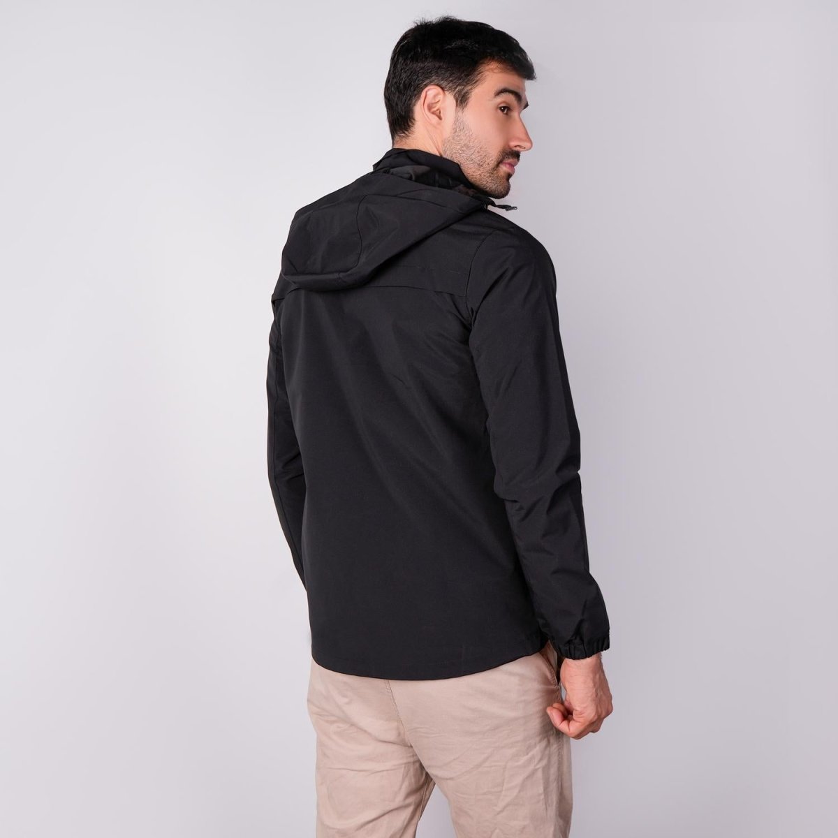 Chamarra rompevientos para hombre con capucha desmontable Greenlander - Greenlander