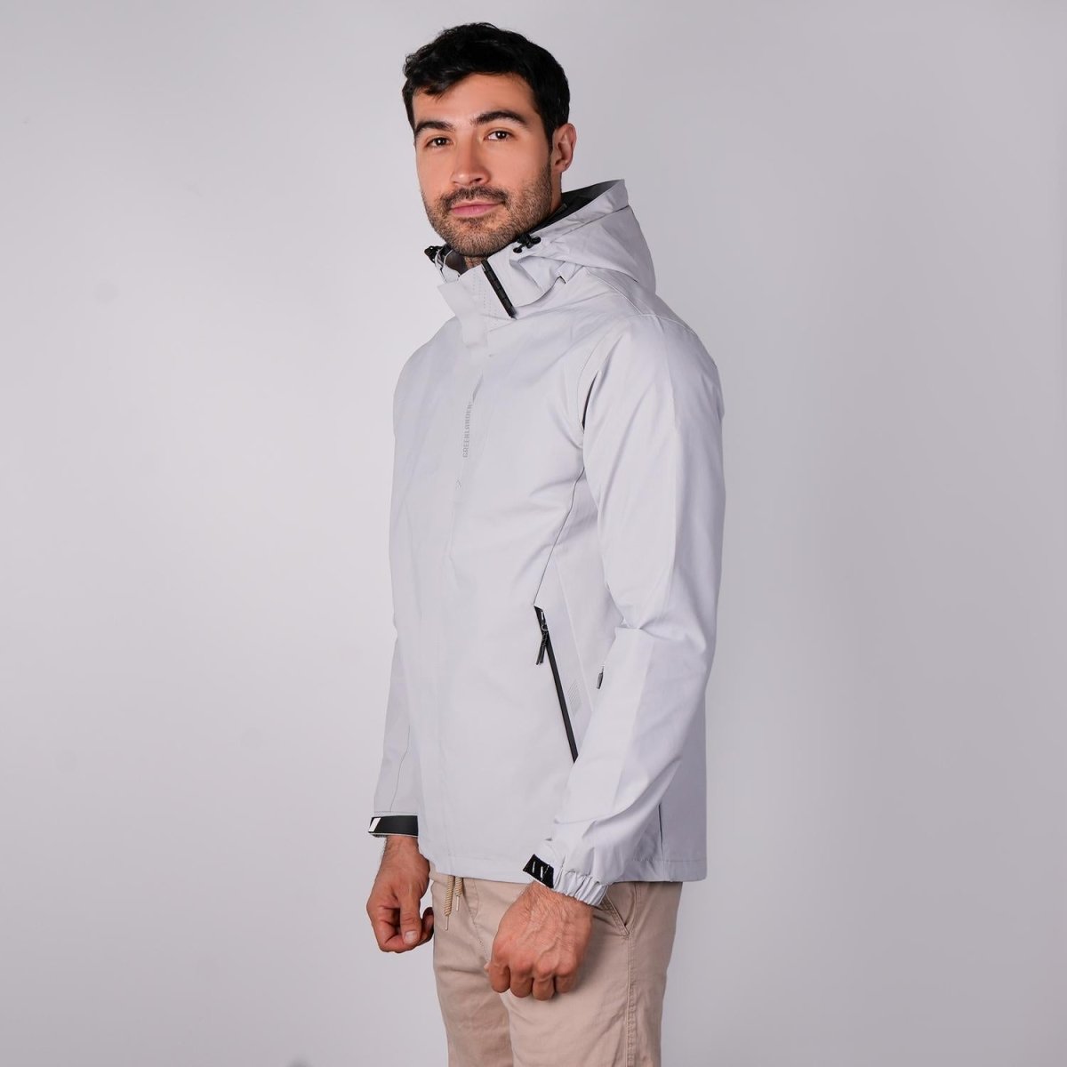 Chamarra rompevientos para hombre con capucha desmontable Greenlander - Greenlander