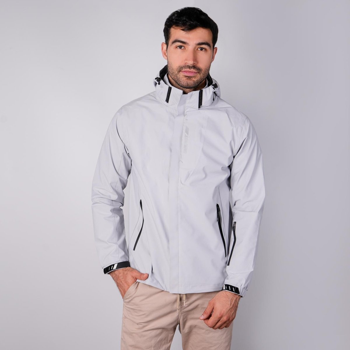Chamarra rompevientos para hombre con capucha desmontable Greenlander - Greenlander