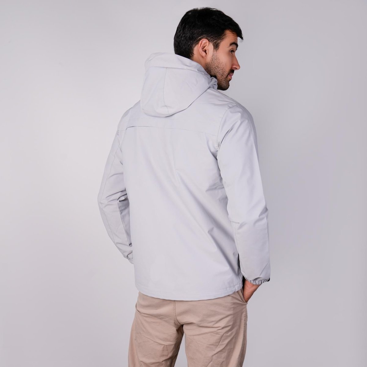 Chamarra rompevientos para hombre con capucha desmontable Greenlander - Greenlander