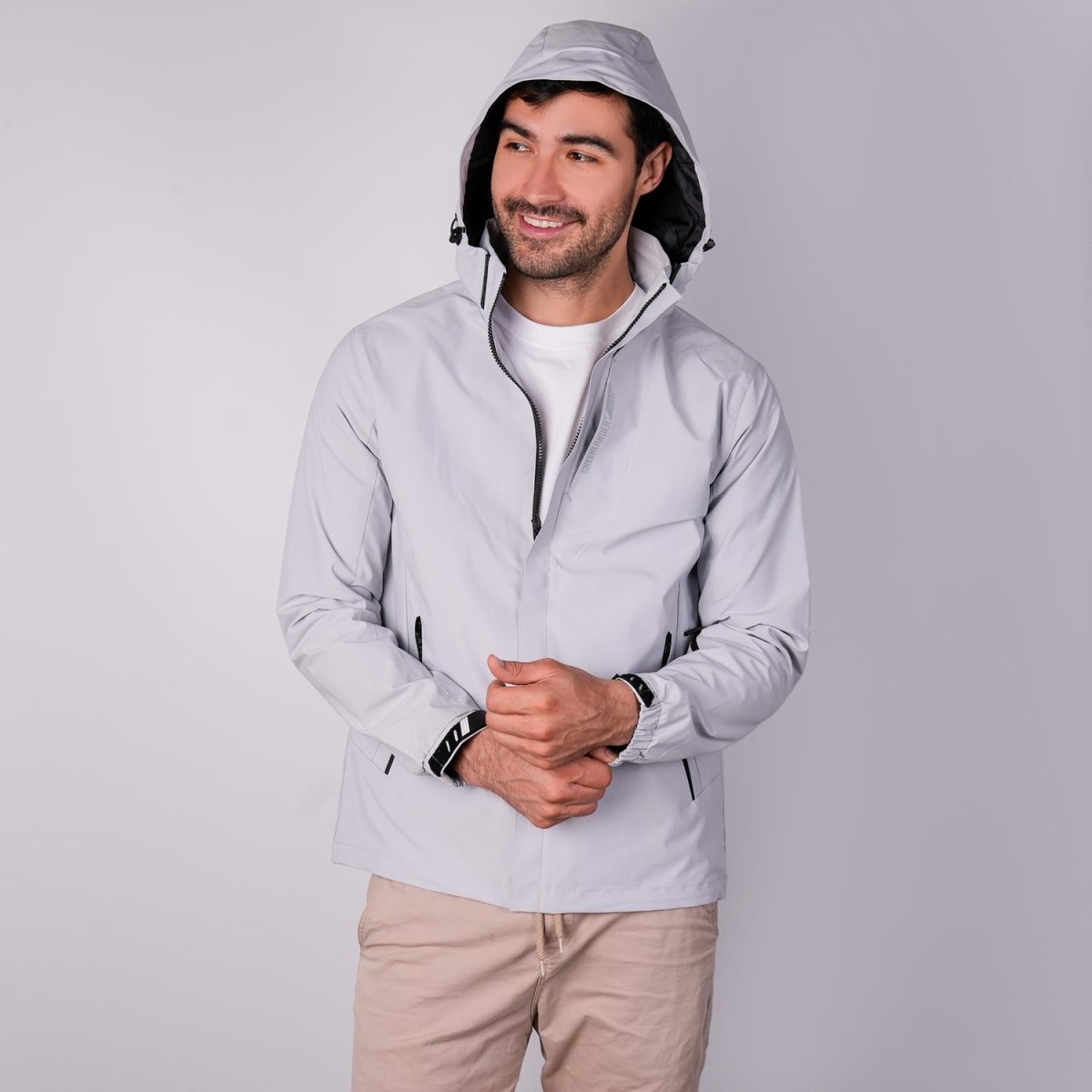 Chamarra rompevientos para hombre con capucha desmontable Greenlander - Greenlander