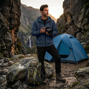 Chamarra rompevientos para hombre con capucha y bolsillos Greenlander - Greenlander