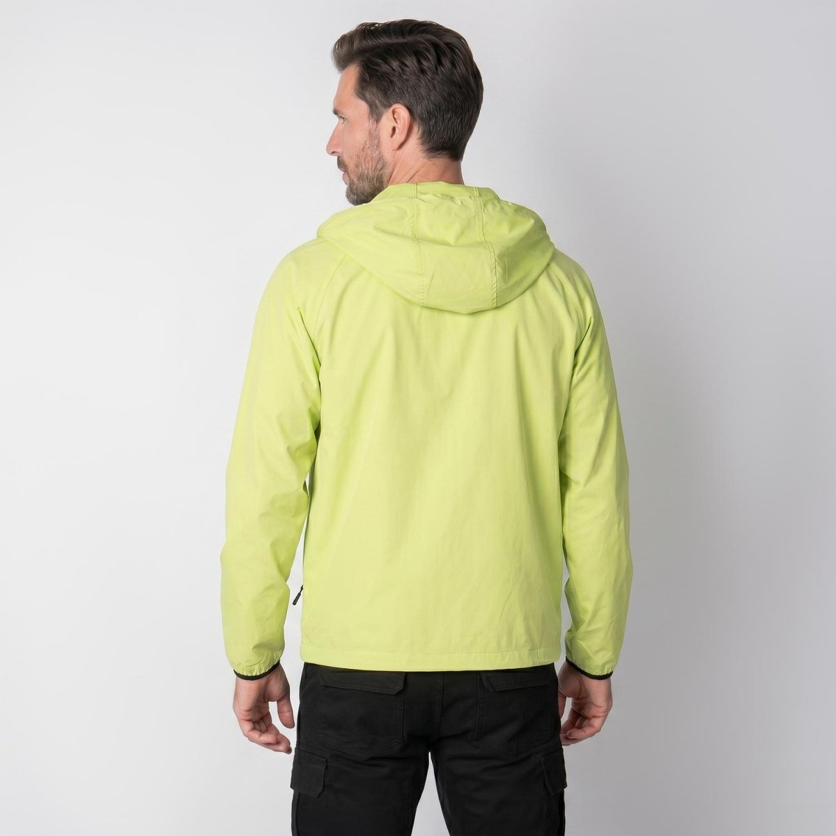 Chamarra rompevientos para hombre con capucha y bolsillos Greenlander - Greenlander