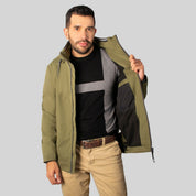 Chamarra Rompevientos Para Hombre con Forro de Mesh y Gorro Desmontable Greenlander - The Original Greenlander