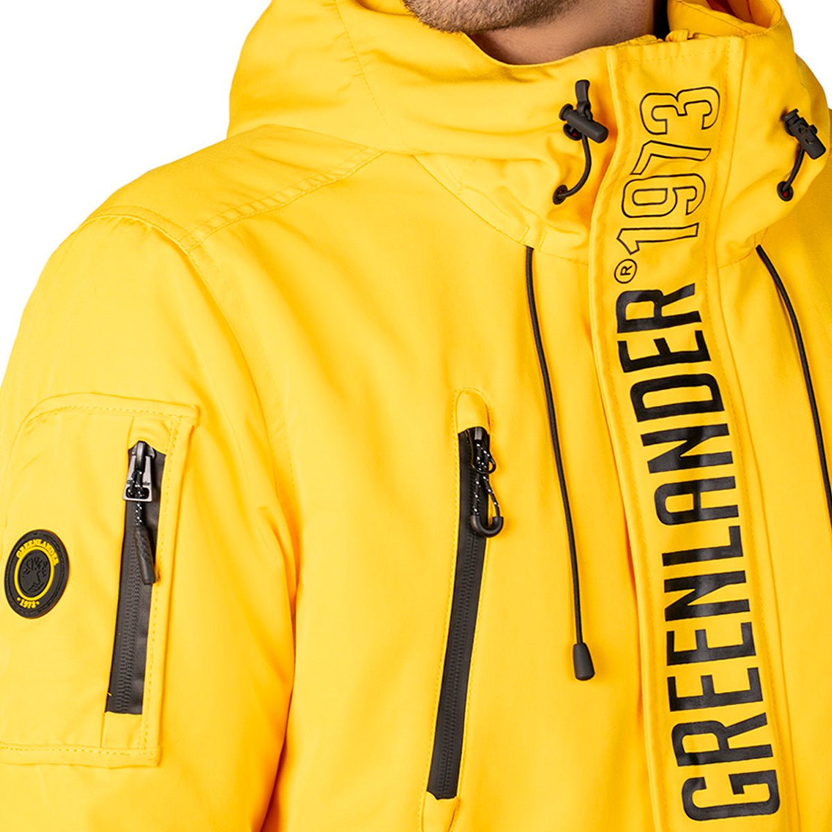 Chamarra Rompevientos Para Hombre Con Gorro Fijo Waterproof Greenlander - The Original Greenlander