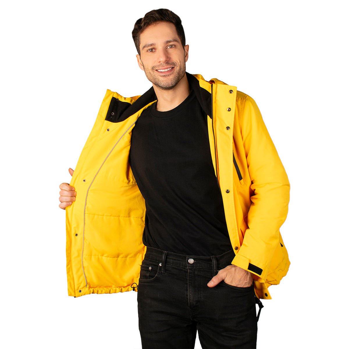 Chamarra Rompevientos Para Hombre Con Gorro Fijo Waterproof Greenlander - The Original Greenlander
