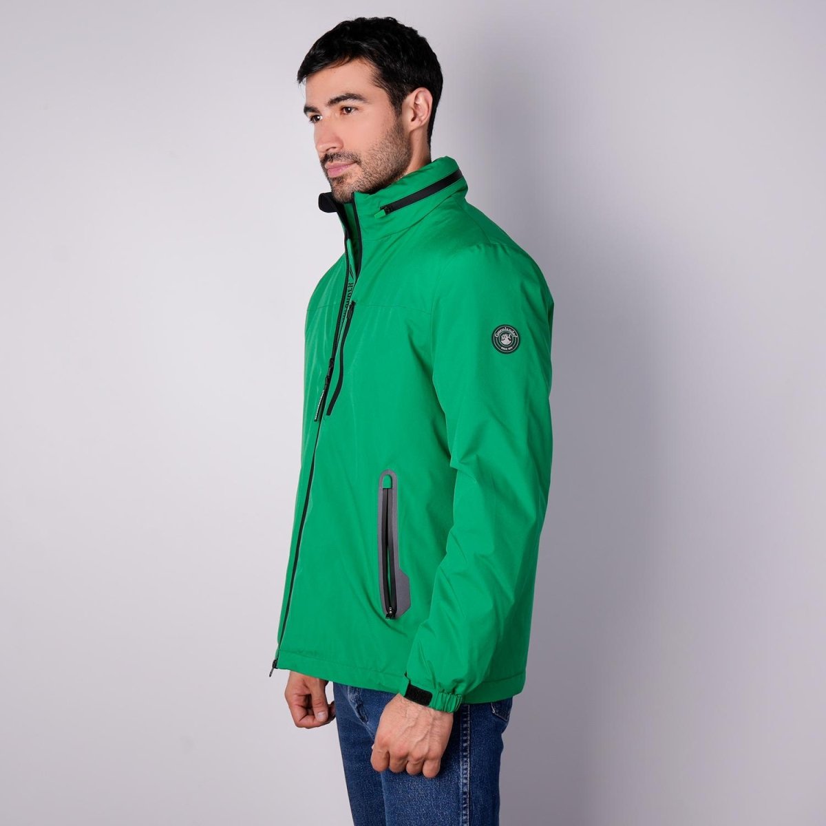 Chamarra rompevientos para hombre con gorro y bolsillo interno Greenlander - Greenlander