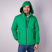 Chamarra rompevientos para hombre con gorro y bolsillo interno Greenlander - Greenlander