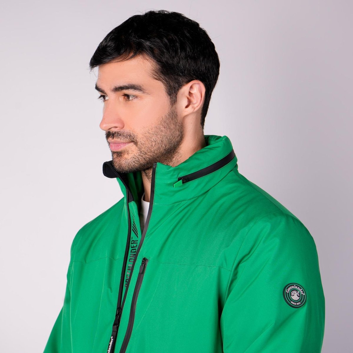 Chamarra rompevientos para hombre con gorro y bolsillo interno Greenlander - Greenlander