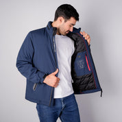 Chamarra rompevientos para hombre con gorro y bolsillo interno Greenlander - Greenlander