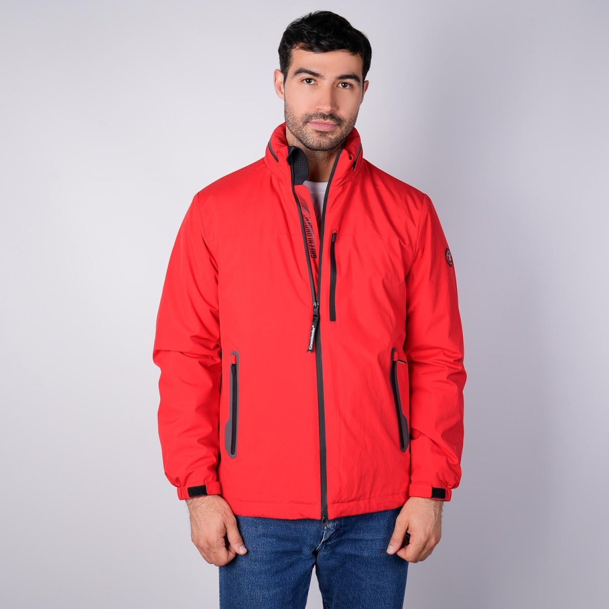 Chamarra rompevientos para hombre con gorro y bolsillo interno Greenlander - Greenlander