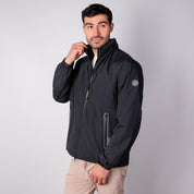 Chamarra rompevientos para hombre con gorro y bolsillo interno Greenlander - Greenlander