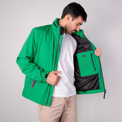 Chamarra rompevientos para hombre con gorro y bolsillo interno Greenlander - Greenlander