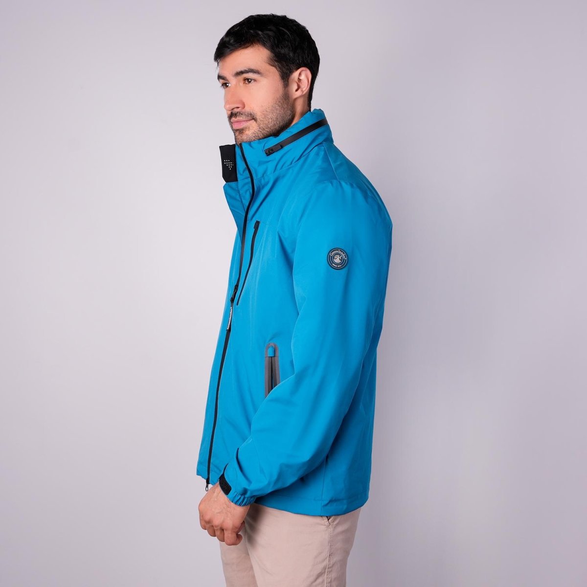 Chamarra rompevientos para hombre con gorro y bolsillo interno Greenlander - Greenlander