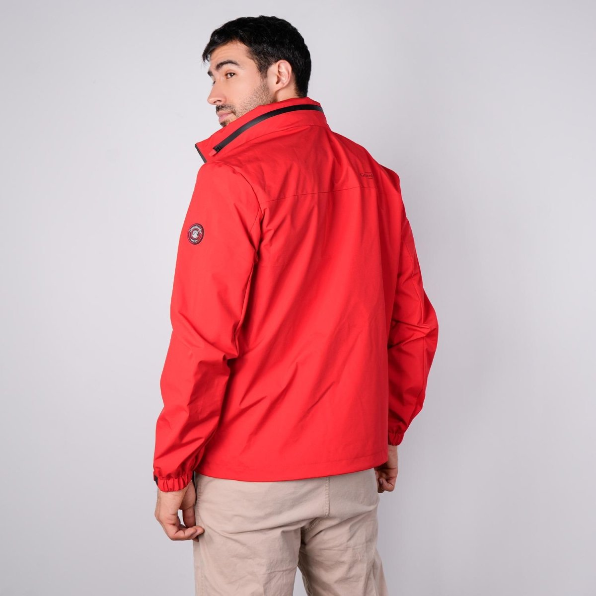 Chamarra rompevientos para hombre con gorro y bolsillo interno Greenlander - Greenlander