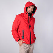 Chamarra rompevientos para hombre con gorro y bolsillo interno Greenlander - Greenlander