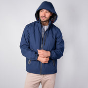 Chamarra rompevientos para hombre con gorro y bolsillo interno Greenlander - Greenlander