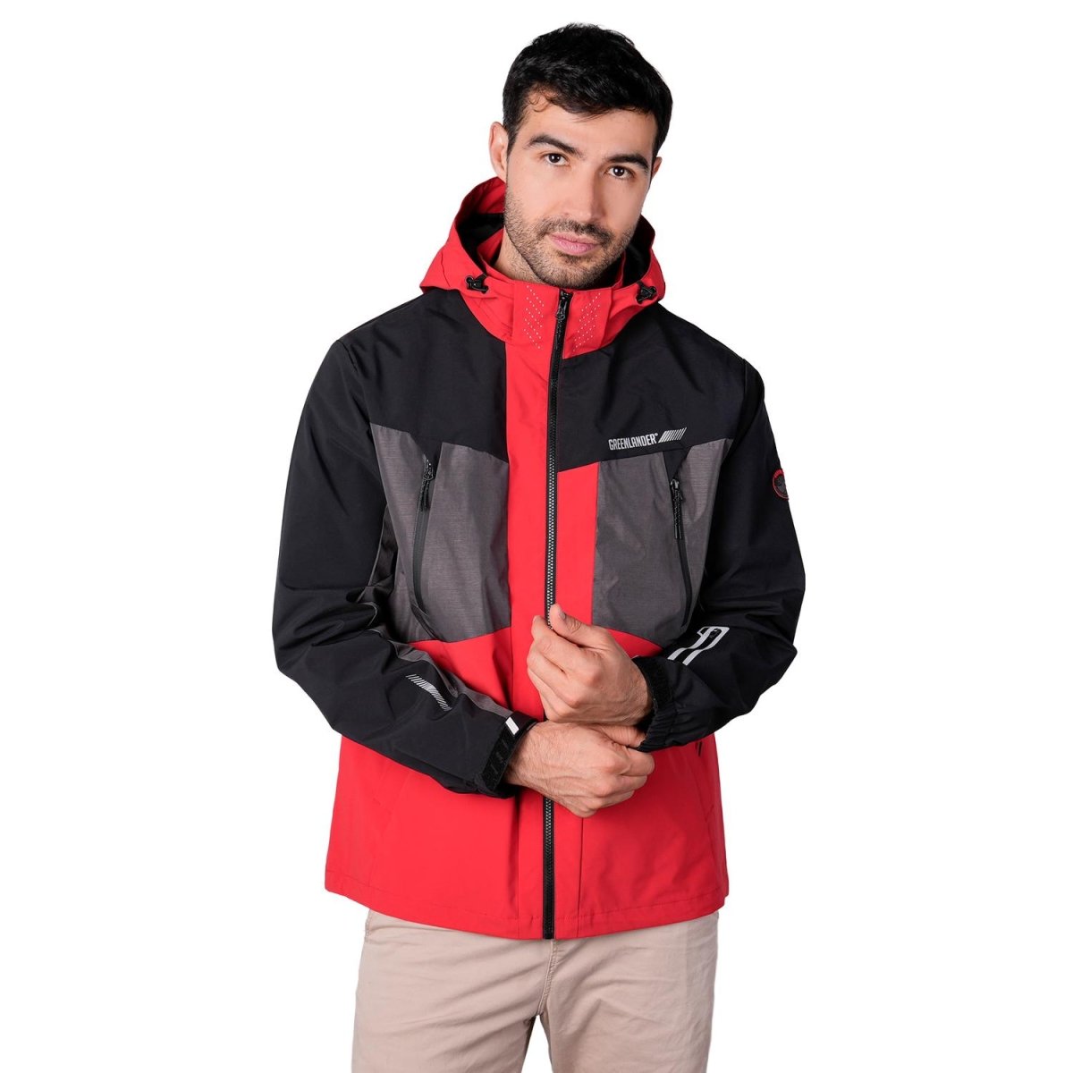 Chamarra rompevientos para hombre Greenlander con bolsillos a prueba de agua - Greenlander