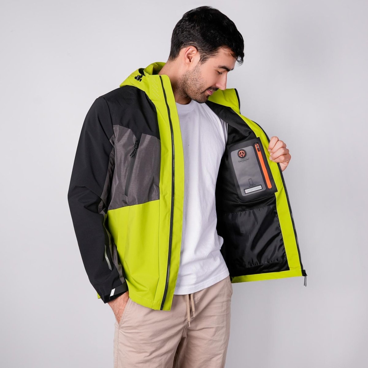 Chamarra rompevientos para hombre Greenlander con bolsillos a prueba de agua - Greenlander