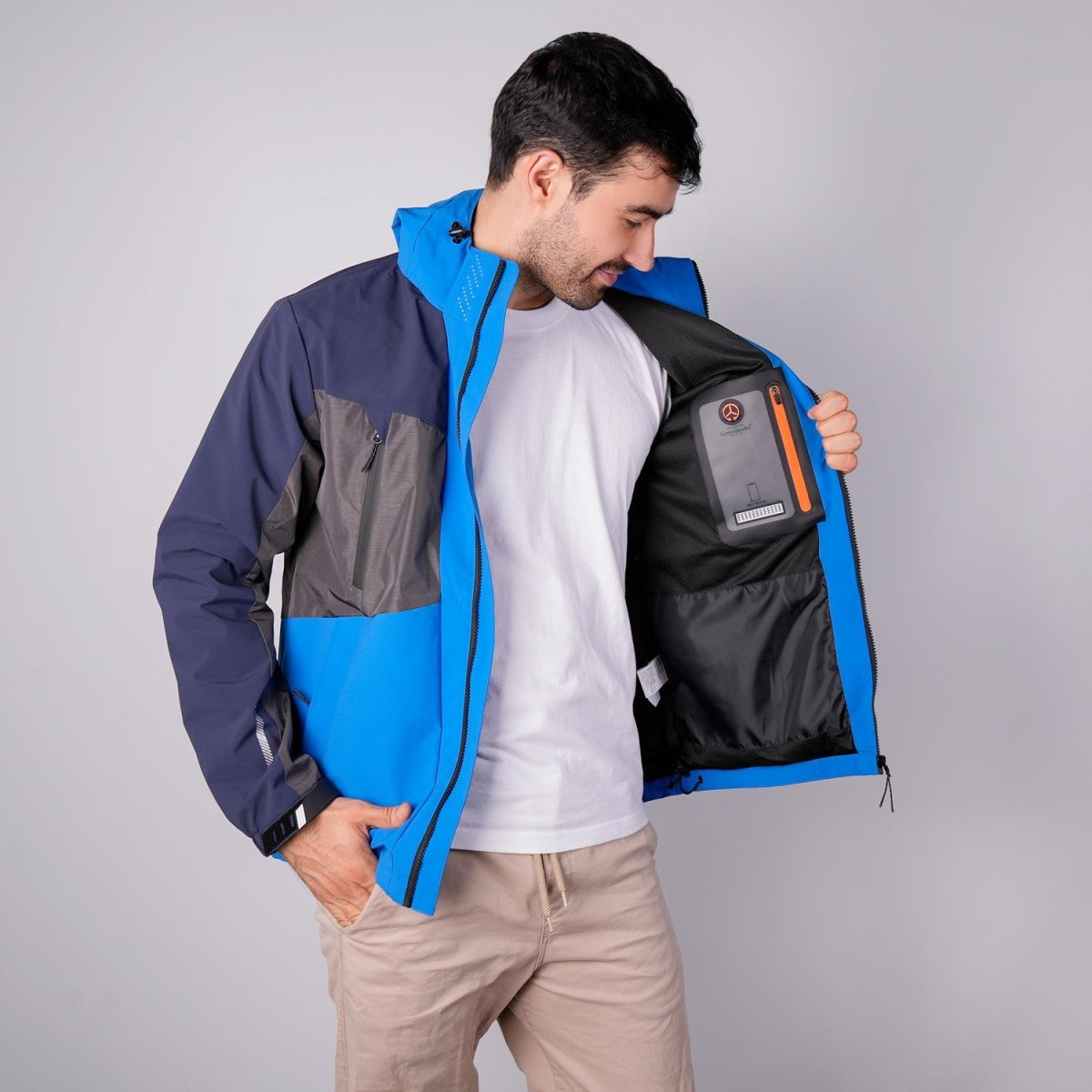 Chamarra rompevientos para hombre Greenlander con bolsillos a prueba de agua - Greenlander