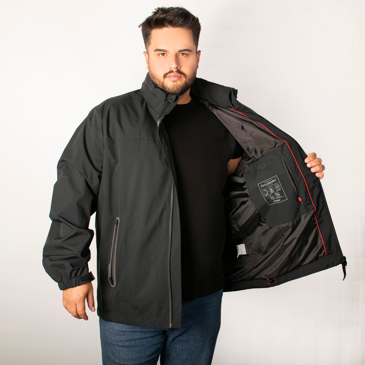 Chamarra Rompevientos Para Hombre Tallas Extra Greenlander - The Original Greenlander