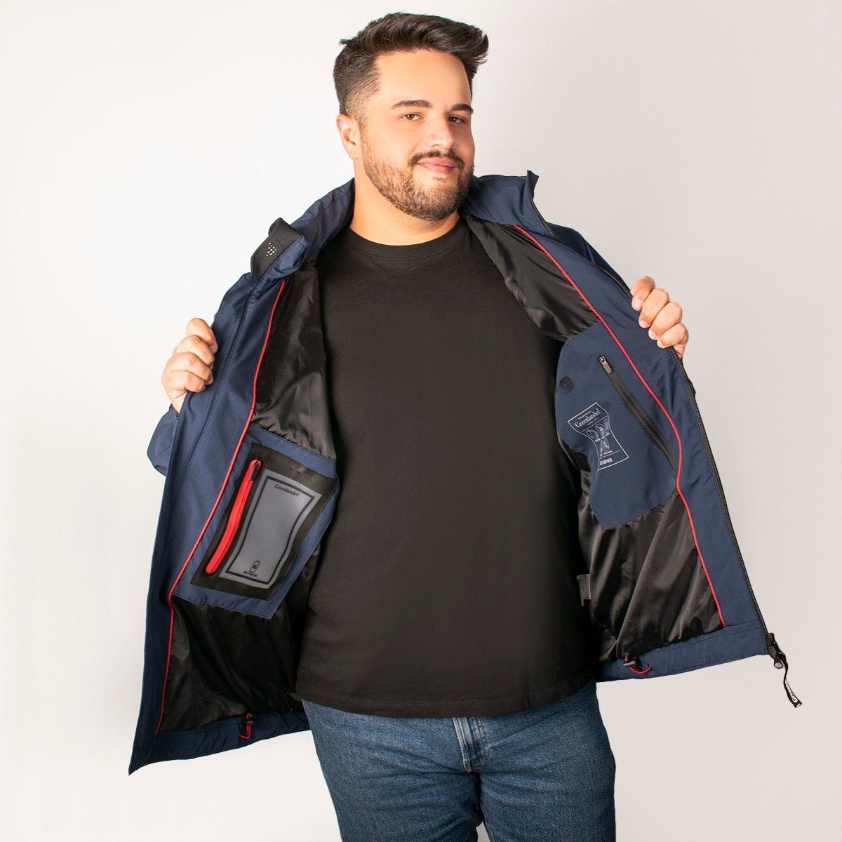 Chamarra Rompevientos Para Hombre Tallas Extra Greenlander - The Original Greenlander