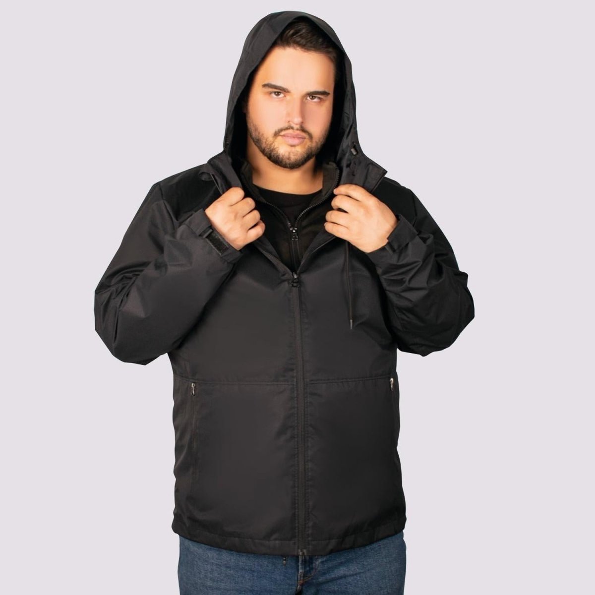 Chamarra Rompevientos Para Hombre Tallas Extras 2 en 1 Greenlander - Greenlander