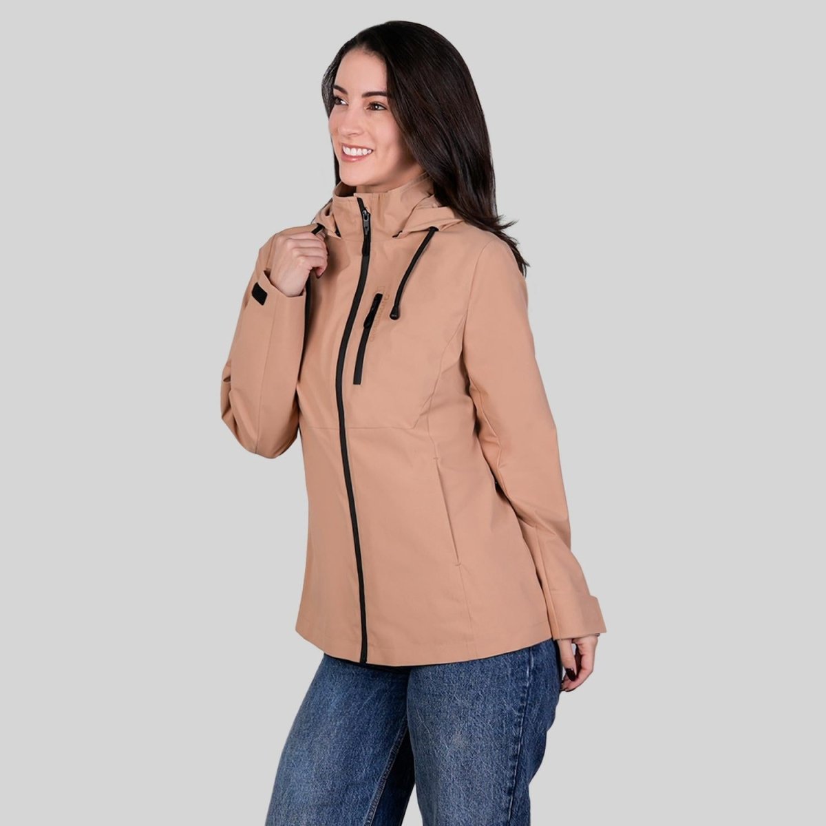 Chamarra rompevientos para mujer con capucha desmontable Greenlander - Greenlander