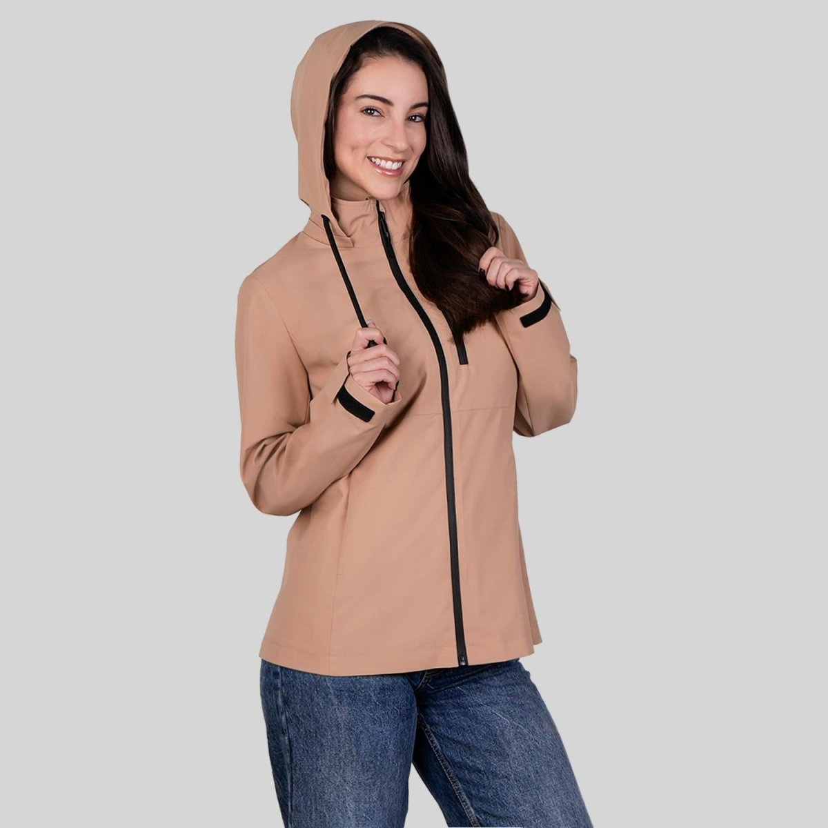 Chamarra rompevientos para mujer con capucha desmontable Greenlander - Greenlander