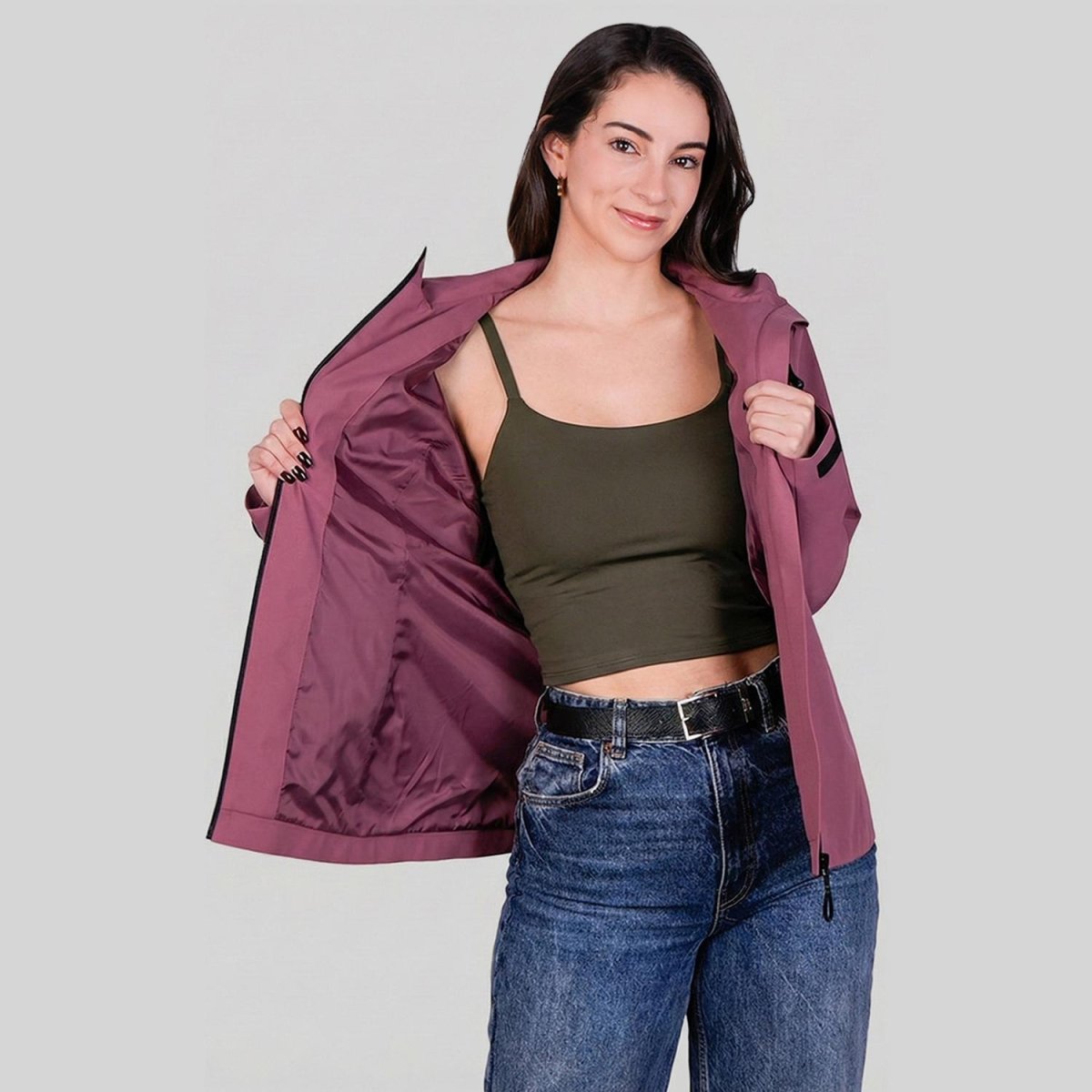 Chamarra rompevientos para mujer con capucha desmontable Greenlander - Greenlander