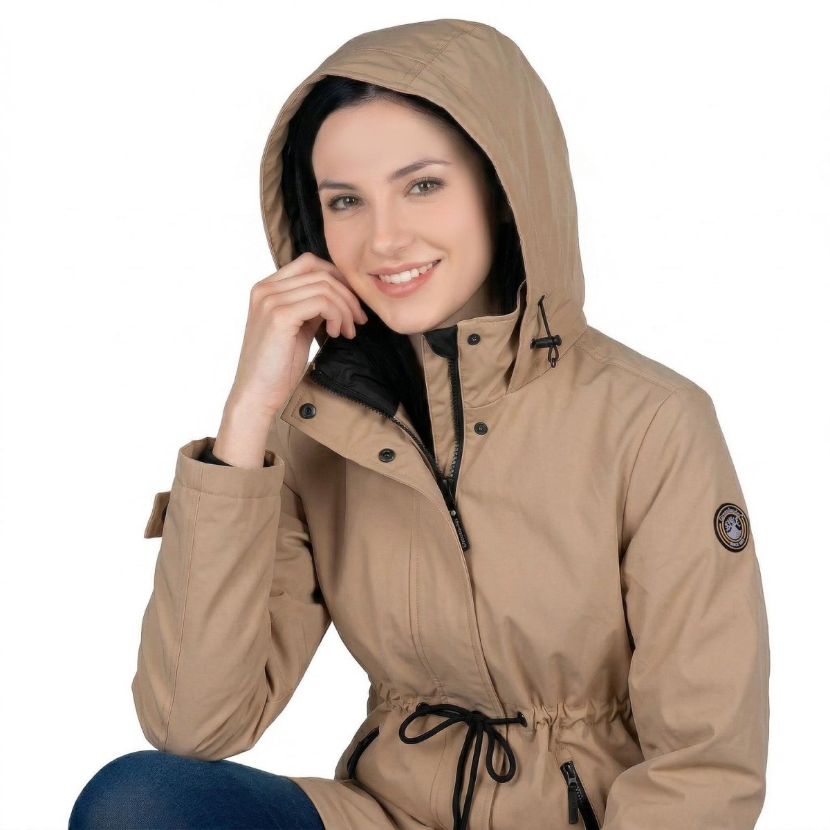 Chamarra rompevientos para mujer con capucha Greenlander - Greenlander