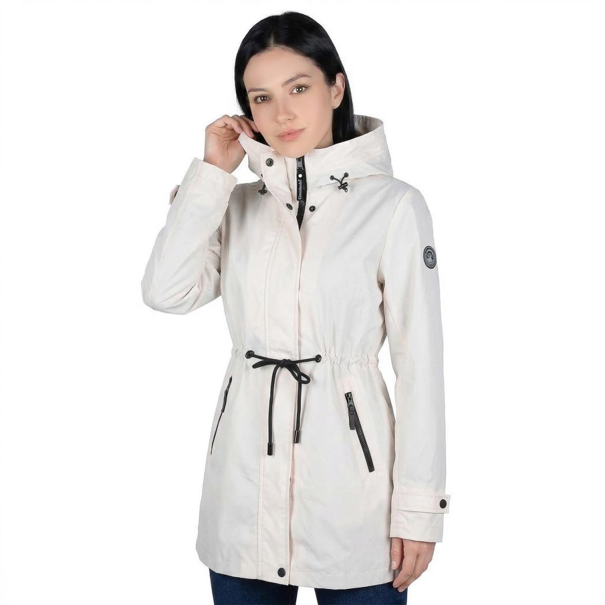 Chamarra rompevientos para mujer con capucha Greenlander - Greenlander