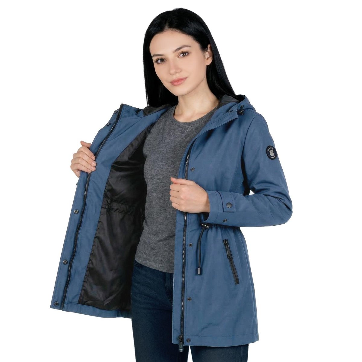 Chamarra rompevientos para mujer con capucha Greenlander - Greenlander